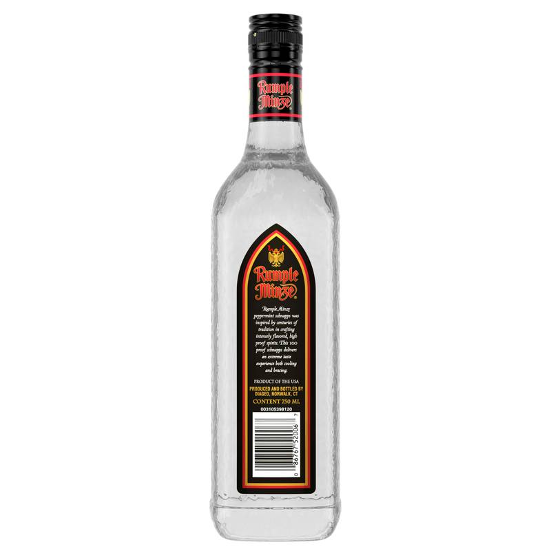 Rumple Minze Peppermint Schnapps, 750ml (100 Proof) - Rumple Minze