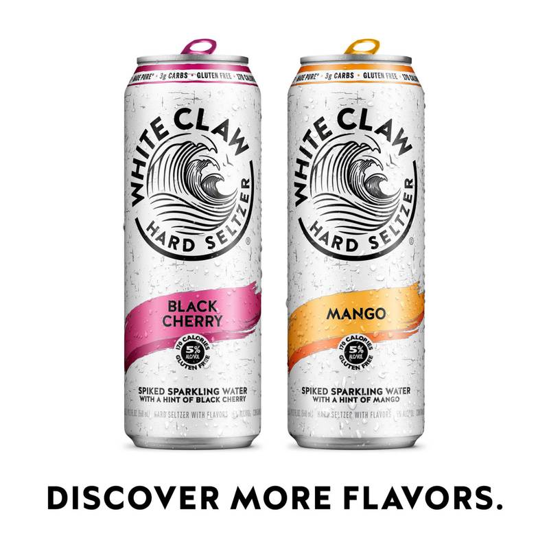 White Claw Blackberry Single 19.2oz Can 5% ABV - White Claw – BevMo!