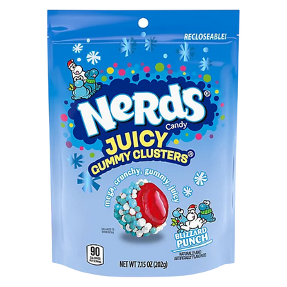 Nerds Juicy Gummy Cluster, Blizzard Punch, 7.15 oz