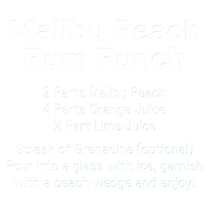 Malibu Rum Peach 750ml