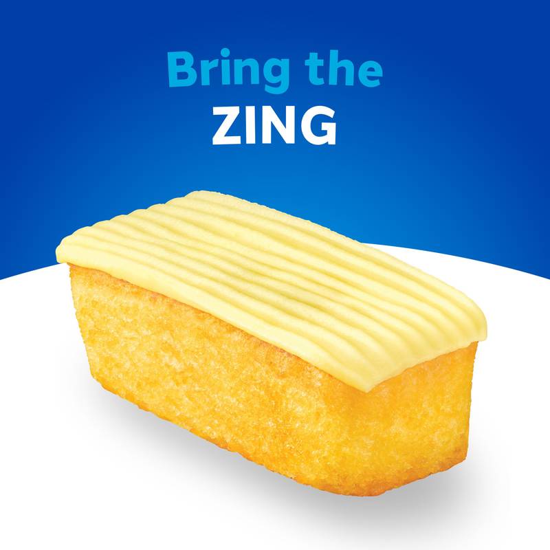 Hostess Iced Vanilla Artificially Flavored Zingers Single Serve 3.81oz