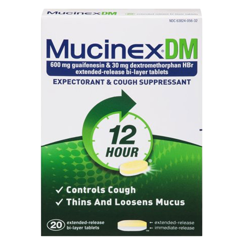 Mucinex DM 12-Hour Extended Release Tablets 20ct - Mucinex – BevMo!