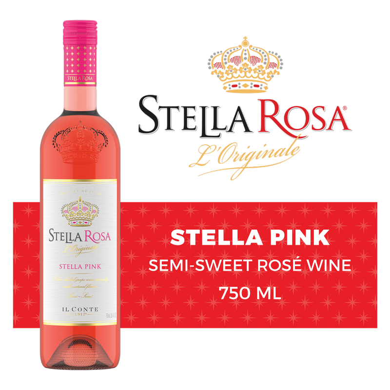 Stella Rosa Stella Pink Semi-Sweet Rose Wine 750 ml