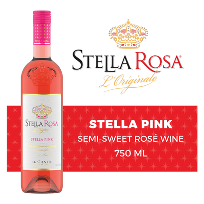 Stella Rosa Stella Pink Semi-Sweet Rose Wine 750 ml