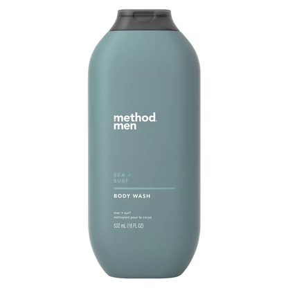 Method Mens Body Wash, Sea & Surf, 18oz