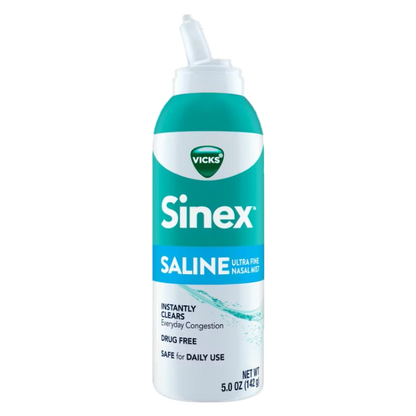 Vicks Sinex Saline Extra Strength Nasal Spray, Drug Free, 5 OZ