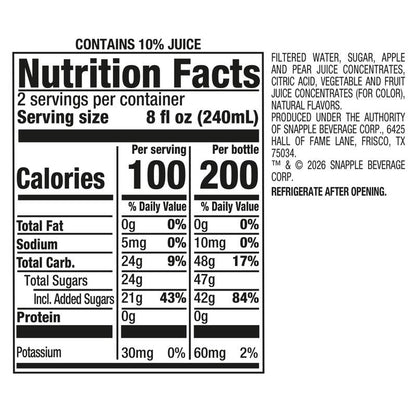 Snapple Apple 16oz Btl