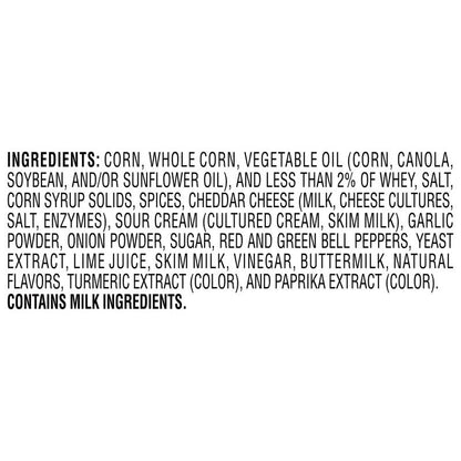 Tostitos Tortilla Chips Mexican Style Street Corn 11oz