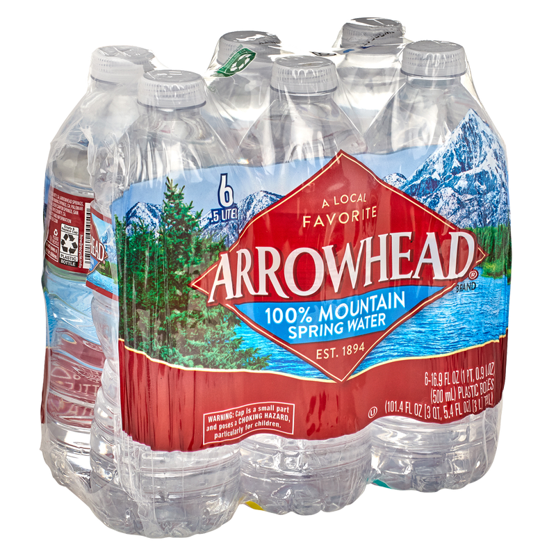 Arrowhead Spring Water 6pk 0.5L Btl - Arrowhead – BevMo!