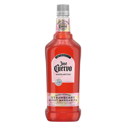 Jose Cuervo Authentic Margarita Strawberry Light Ready to Drink Cocktail 1.75L 9.95% ABV