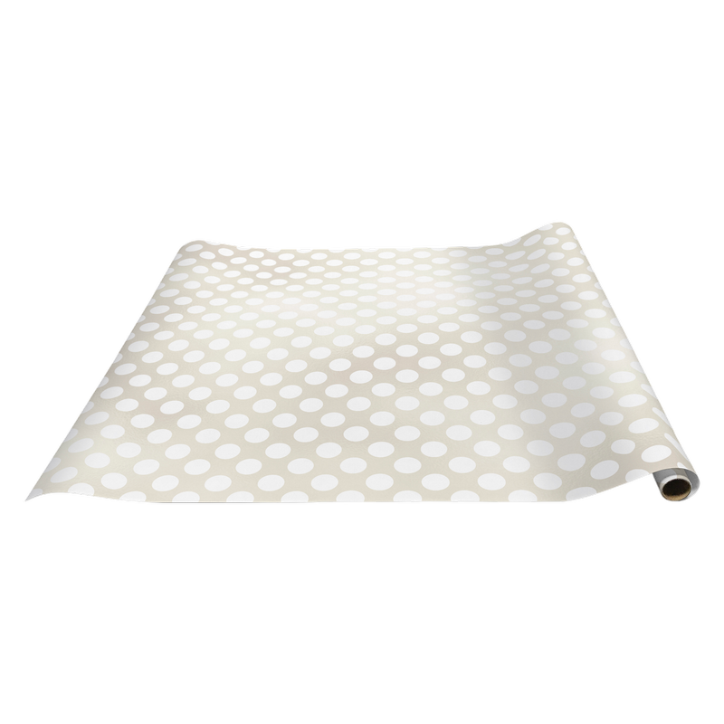 Pearl & Dot Stripe Double Sided Wrapping Paper