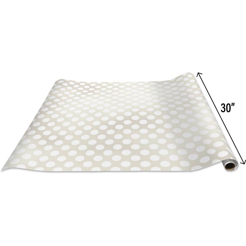 Pearl & Dot Stripe Double Sided Wrapping Paper