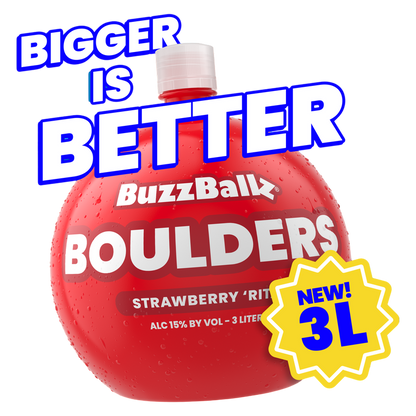 BuzzBallz Boulders Strawberry Rita 3L Bottle