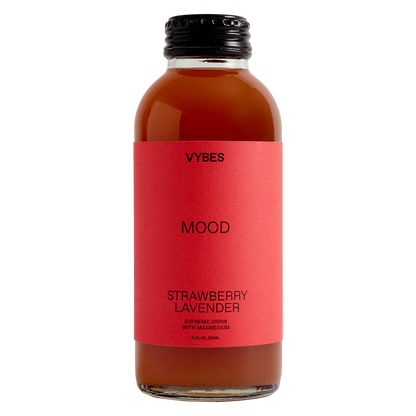 VYBES Strawberry Lavender Mood Drink 12oz Btl