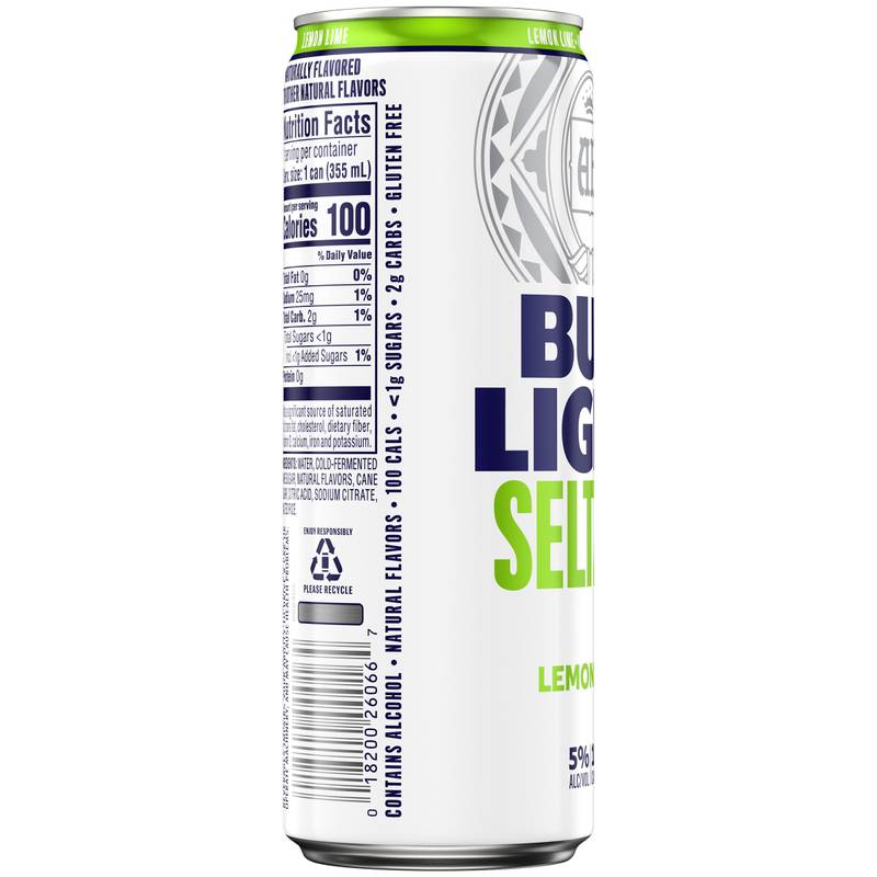 Bud Light Hard Seltzer Lemon Lime 12oz Can 5% ABV