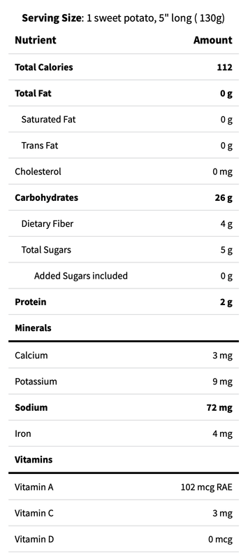 Sweet Potato - 1ct
