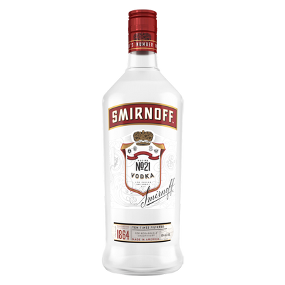 Smirnoff Vodka Plastic 1.75L (80 Proof)