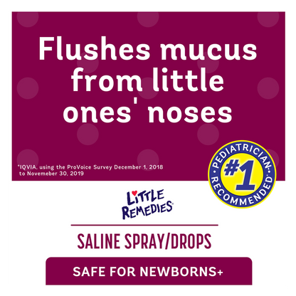 Little Remedies Saline Spray & Drops 0.5oz
