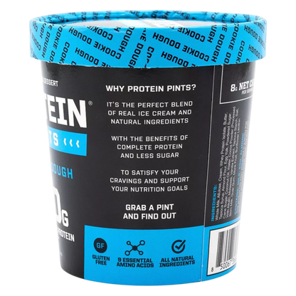 Protein Pints Cookie Dough Protein Ice Cream 16oz