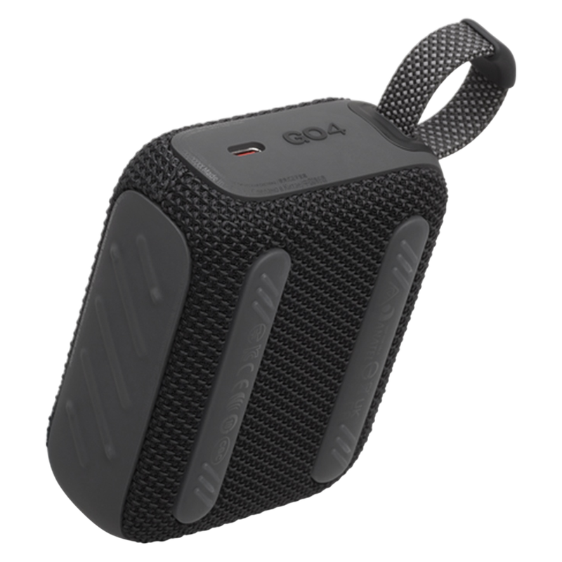 JBL Go 4 Black Portable Bluetooth Speaker