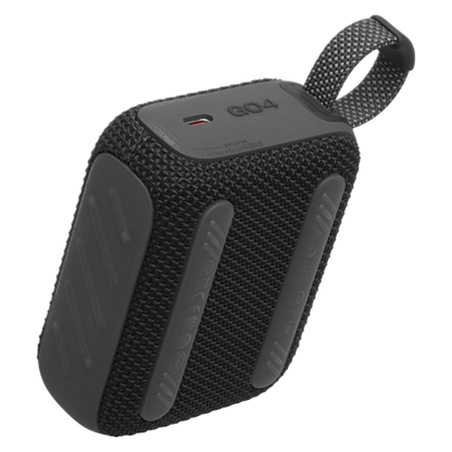 JBL Go 4 Black Portable Bluetooth Speaker