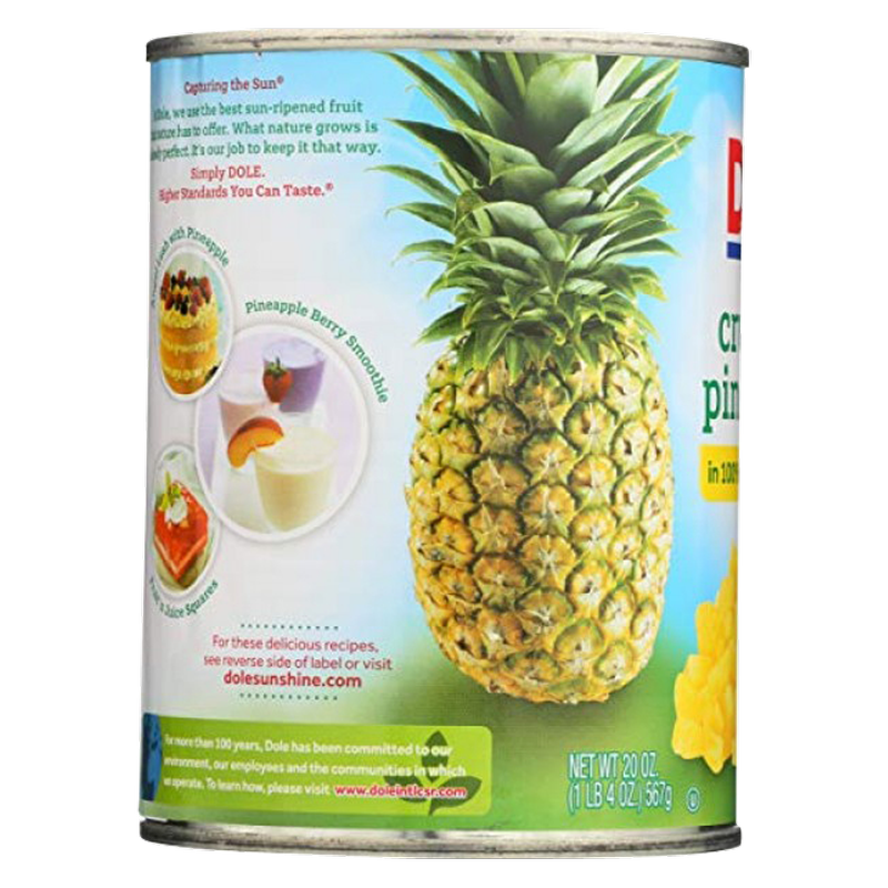 Dole Crushed Pineapple, 20oz.