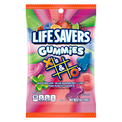 LIFE SAVERS Gummies X's & O's Gummy Candy, 7 oz