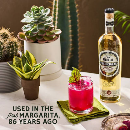 Jose Cuervo Tradicional Reposado with Shaker Tequila 750ml (80 Proof)