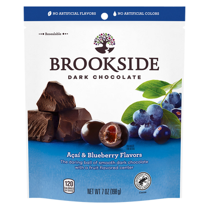 Brookside Dark Chocolate Acai & Blueberry Flavored Snacks 7oz