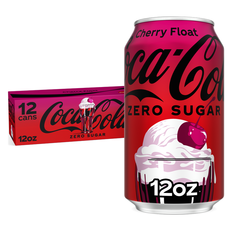 Coca-Cola Zero Sugar Cherry Float 12pk 12oz Can