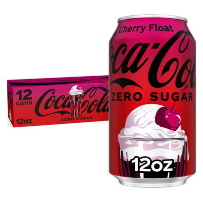 Coca-Cola Zero Sugar Cherry Float 12pk 12oz Can