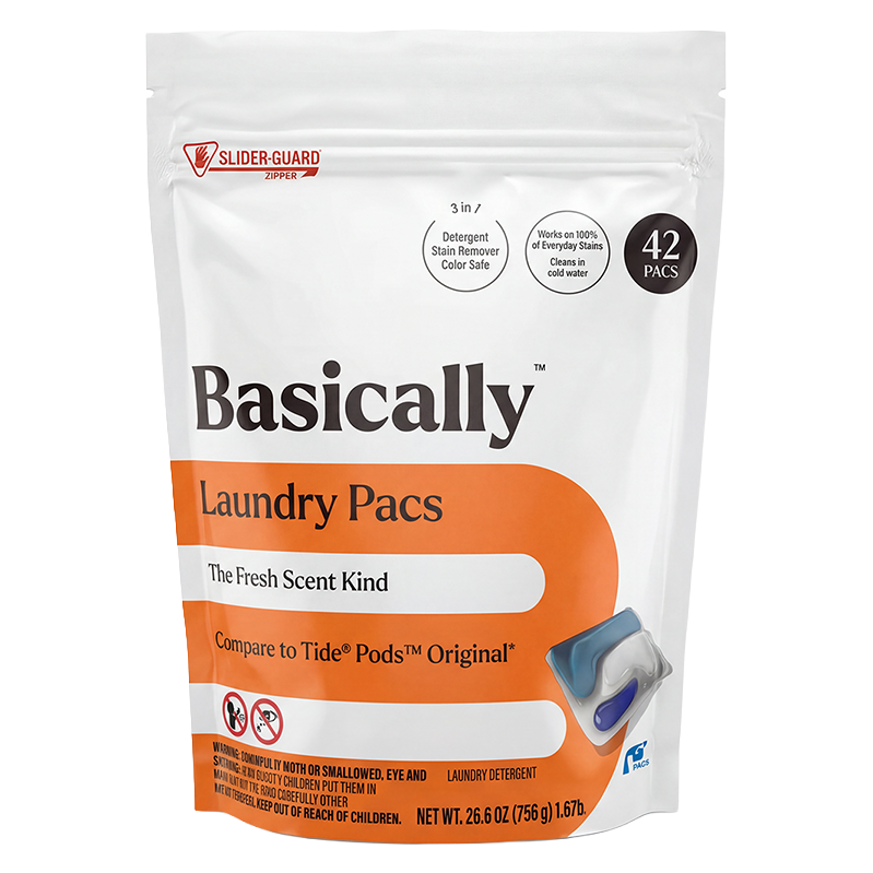 Basically Fresh Scent Laundry Pacs, 42ct