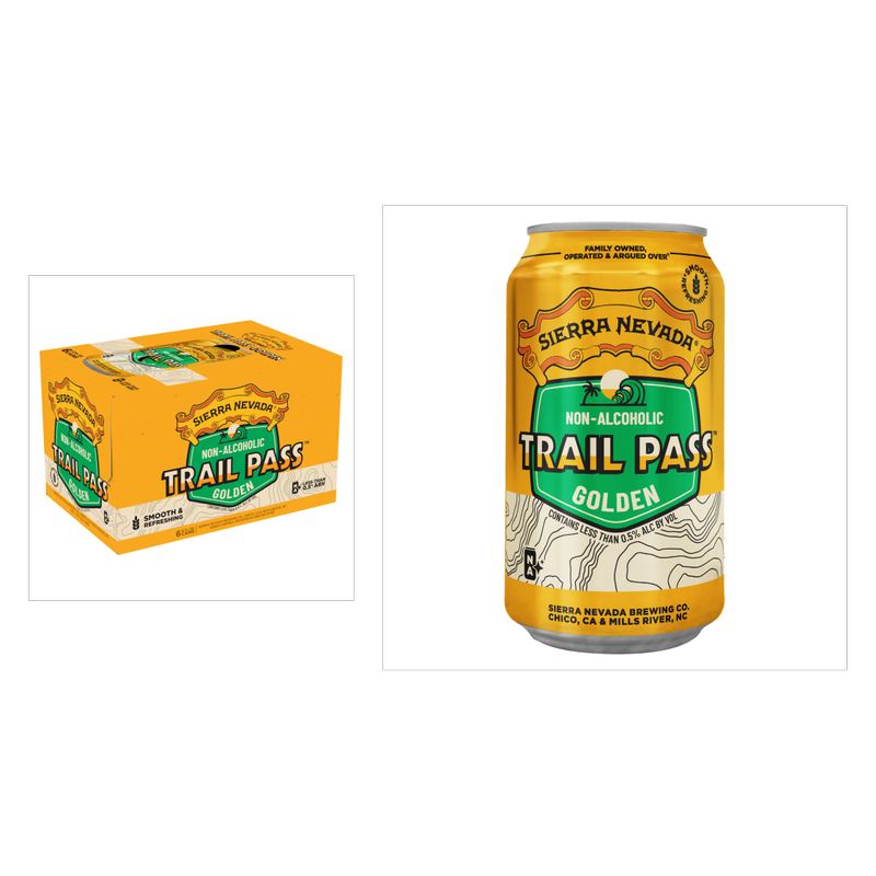 Sierra Nevada Trail Pass Golden Non-Alcoholic IPA 6pk 12oz Can