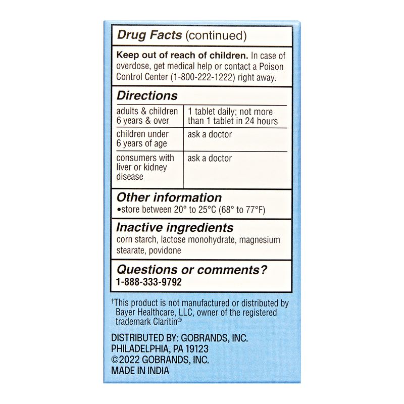 Goodnow Allergy Relief Loratadine 30 tablets