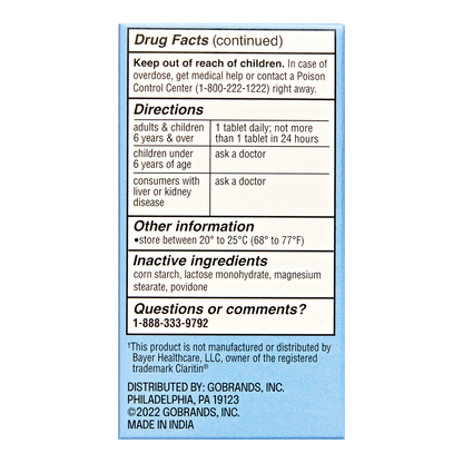 Goodnow Allergy Relief Loratadine 30 tablets