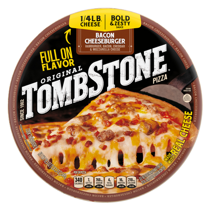 Tombstone Bacon Cheeseburger Pizza, 19.3oz