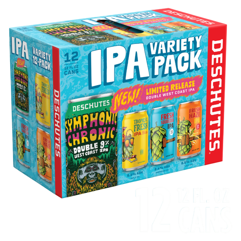Deschutes Fresh Pack Variety 12pk 12oz Can