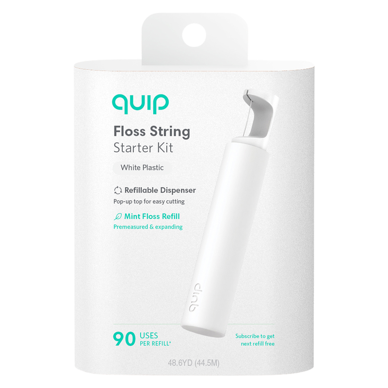 Quip Refillable Floss String White 1ct