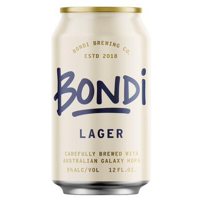 Bondi Australian Lager 6pk 12oz Can