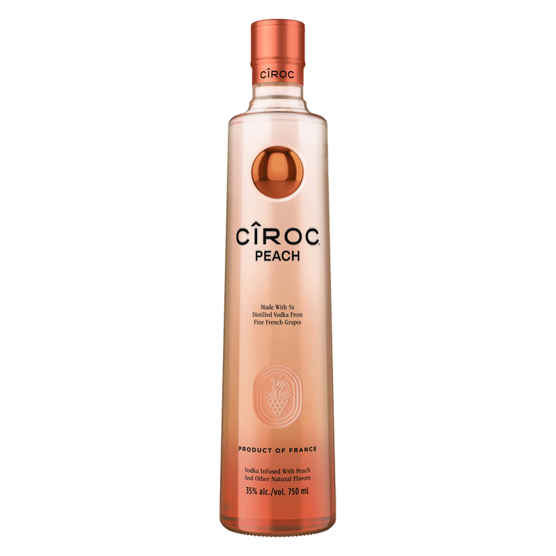 Ciroc Peach Vodka 750ml (70 Proof)