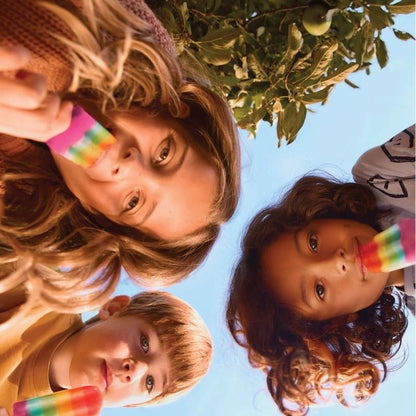JonnyPops Organic Rainbow Fruit Stacks Water Pops 8ct