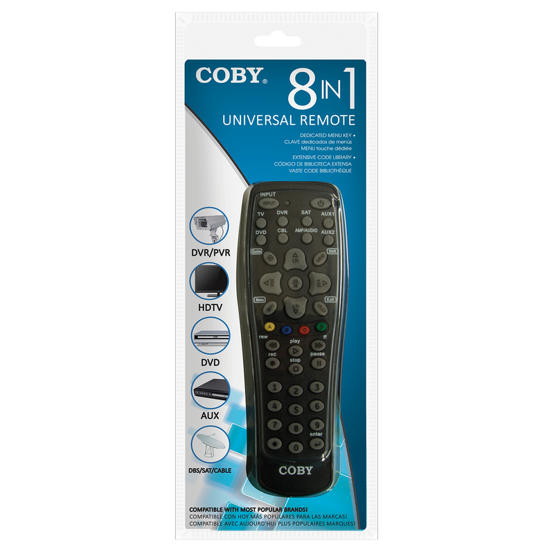 Coby 8-in-1 Universal Remote - Coby – BevMo!