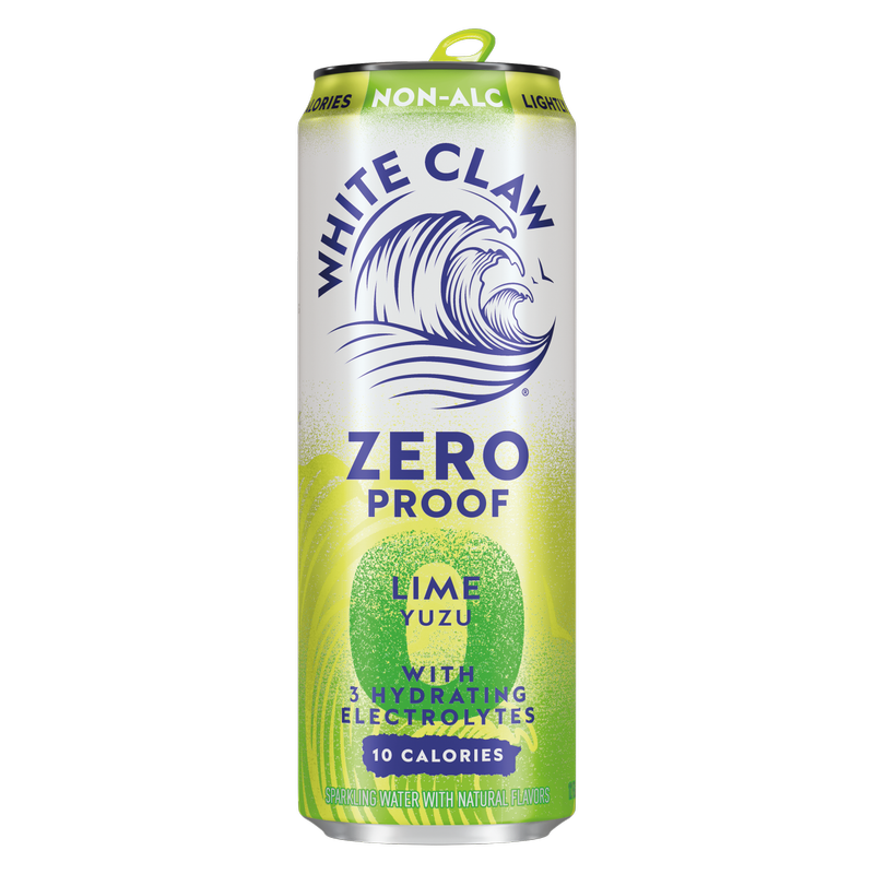 White Claw Zero Proof Lime Yuzu Single 12oz Can