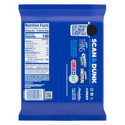 OREO Double Stuf Chocolate Sandwich Cookies 14.03oz