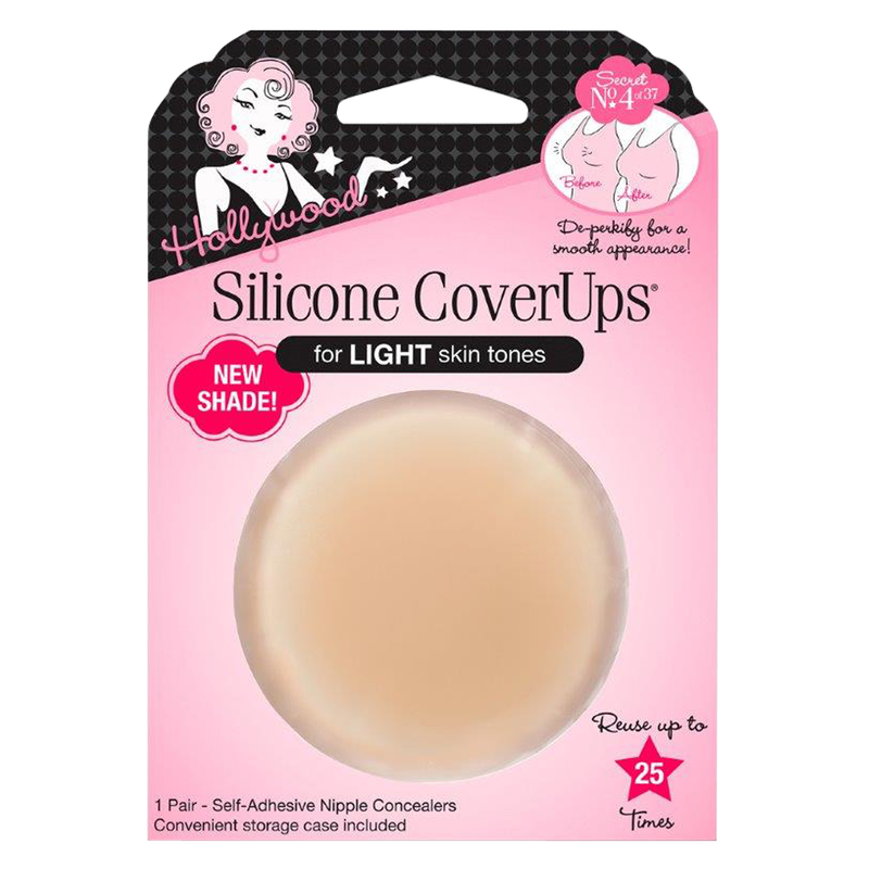 Hollywood Fashion Secrets Silicone Coverups Light 1pk
