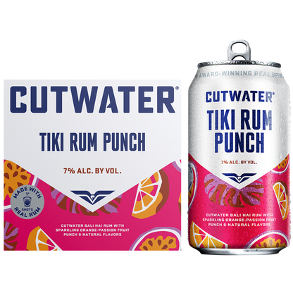 Cutwater Tiki Rum Punch 4pk 200ml