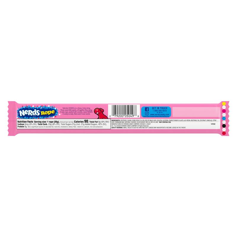Nerds Rope Valentine's Chewy Candy 0.92oz