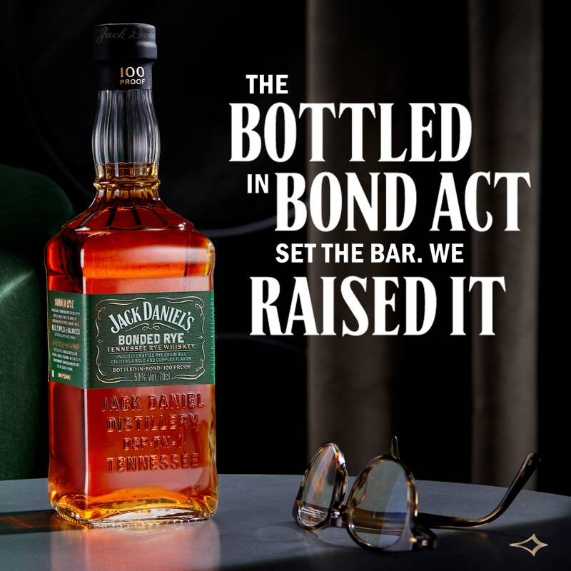 Jack Daniel's Bonded Tennessee Rye Whiskey 700ml (100 Proof)