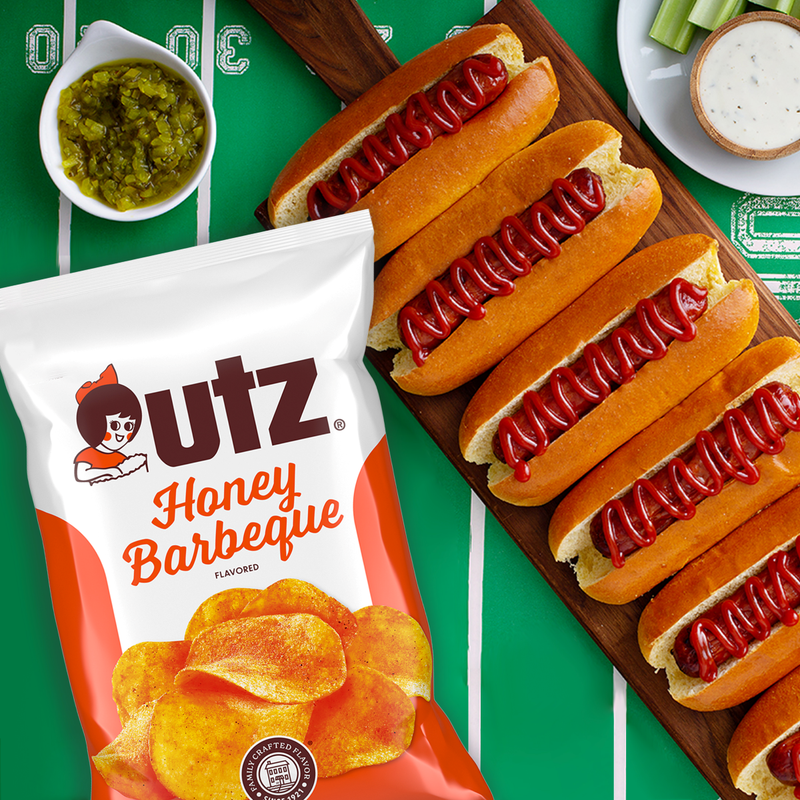Utz Potato Chips Honey BBQ, 7.75 oz