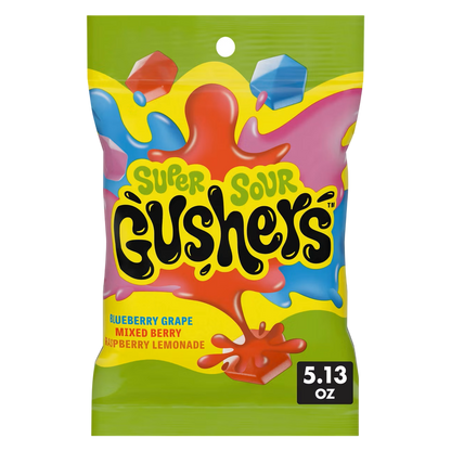 Gushers Super Sour, 5.13 oz